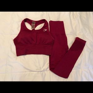 Gymshark energy seamless set